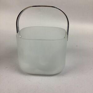 Rolf Sinnemark Glass Ice Bucket - 5”x6 1/4”